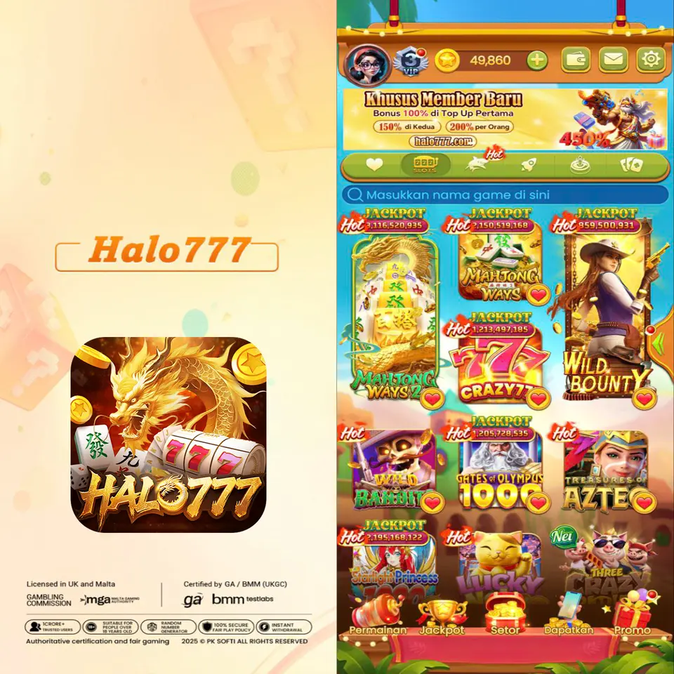 halo777 Tangkapan Layar - Resmi